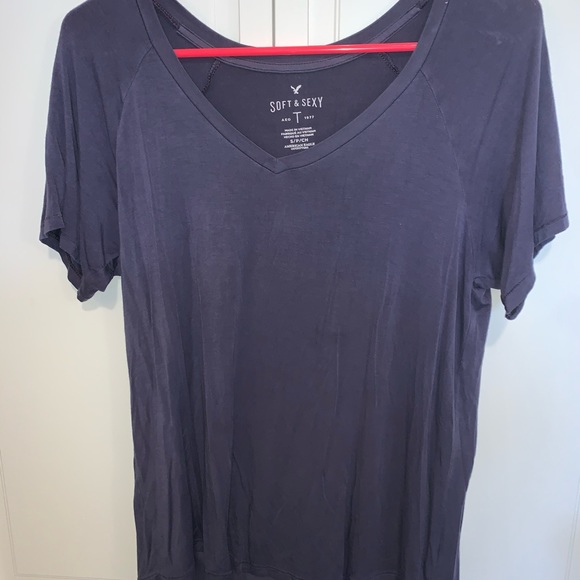 American Eagle Outfitters Tops - Navy tee shirt